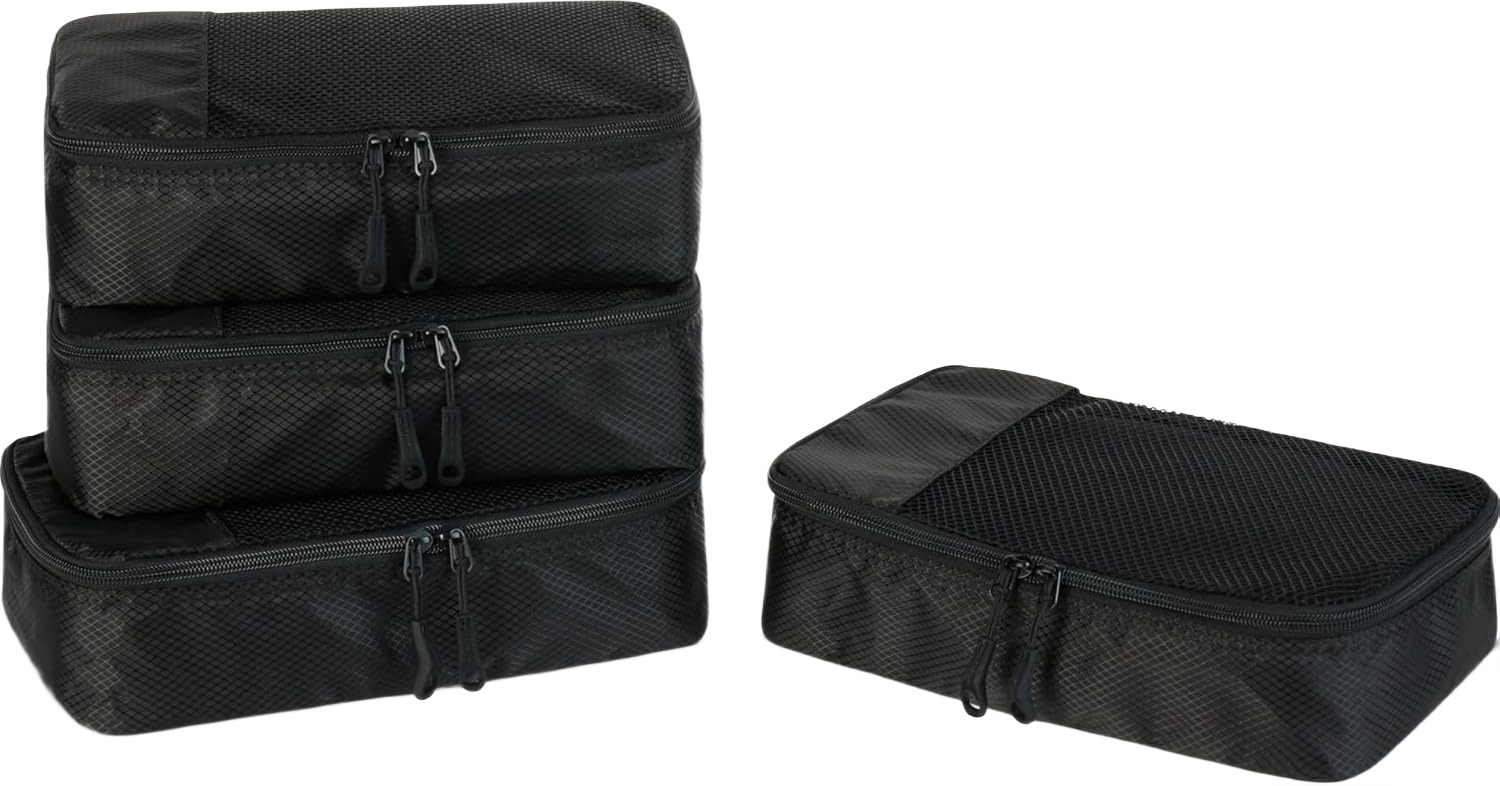 Amazon Essentials 4-Piece Packing Cubes, best budget packing cubes for travel