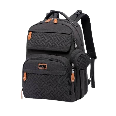 BabbleRoo diaper bag backpack USB port under seat airline travel