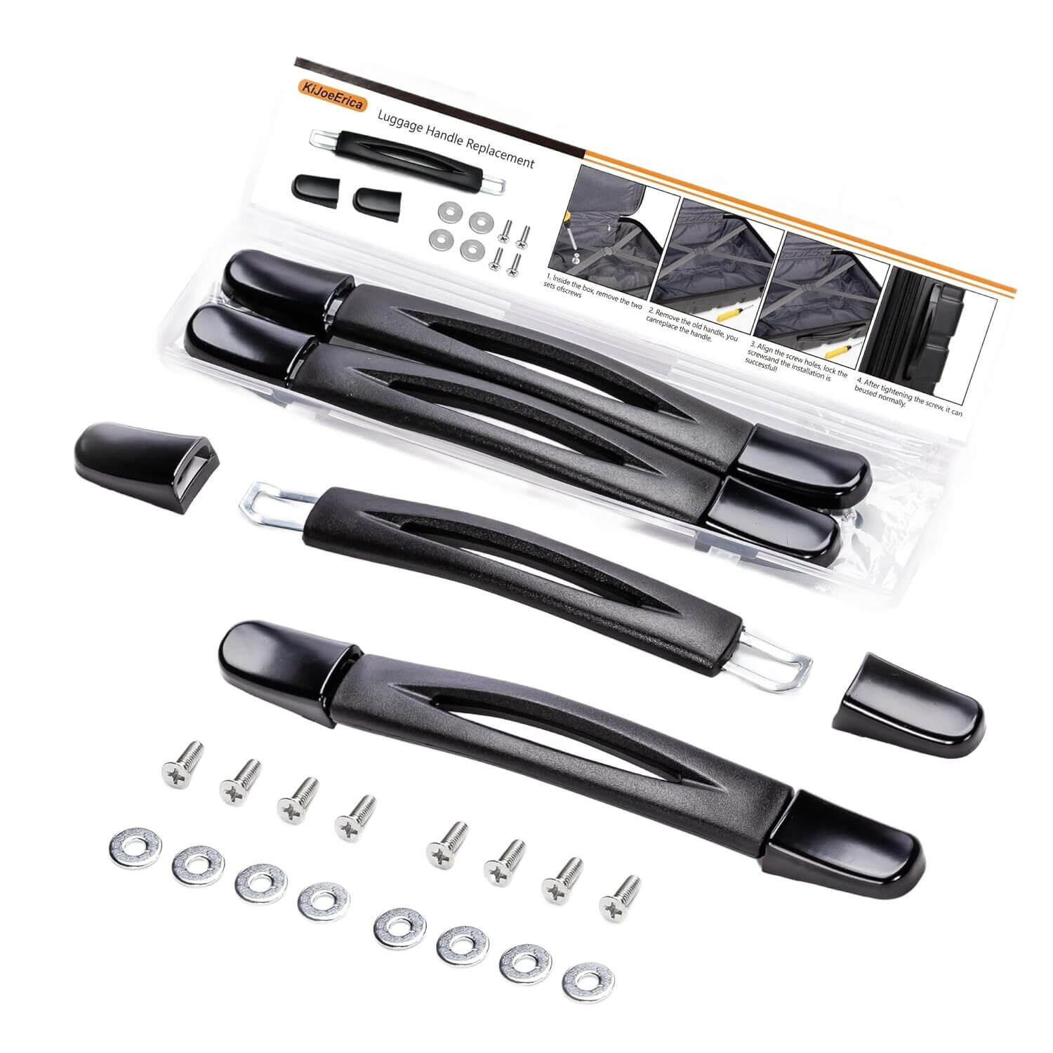 Universal luggage handle replacement kit
